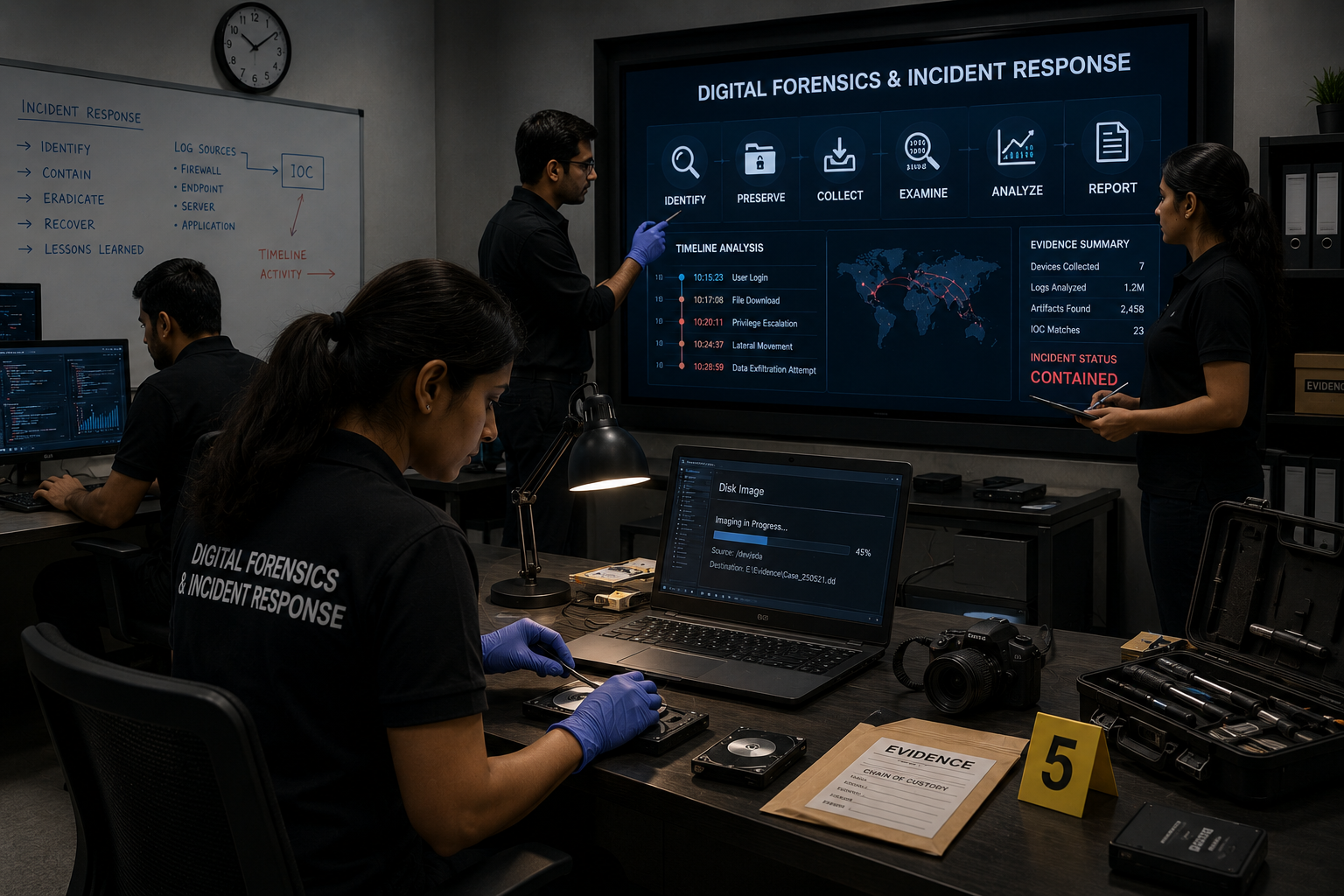 Digital forensics and cyber incident investigation