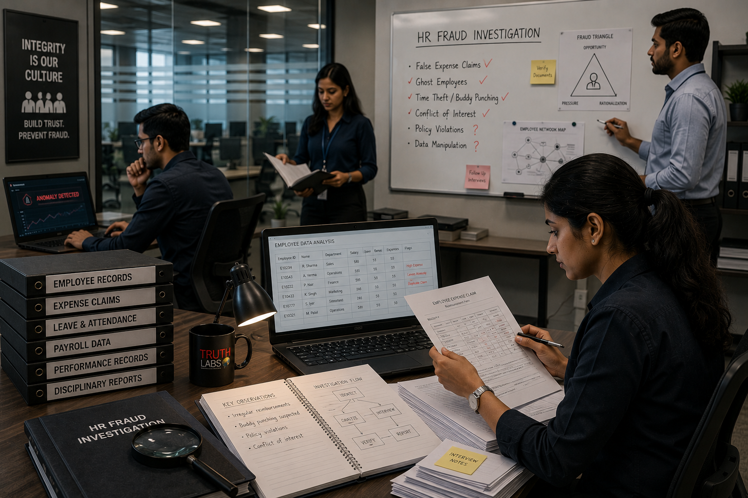 HR fraud and employee misconduct investigations
