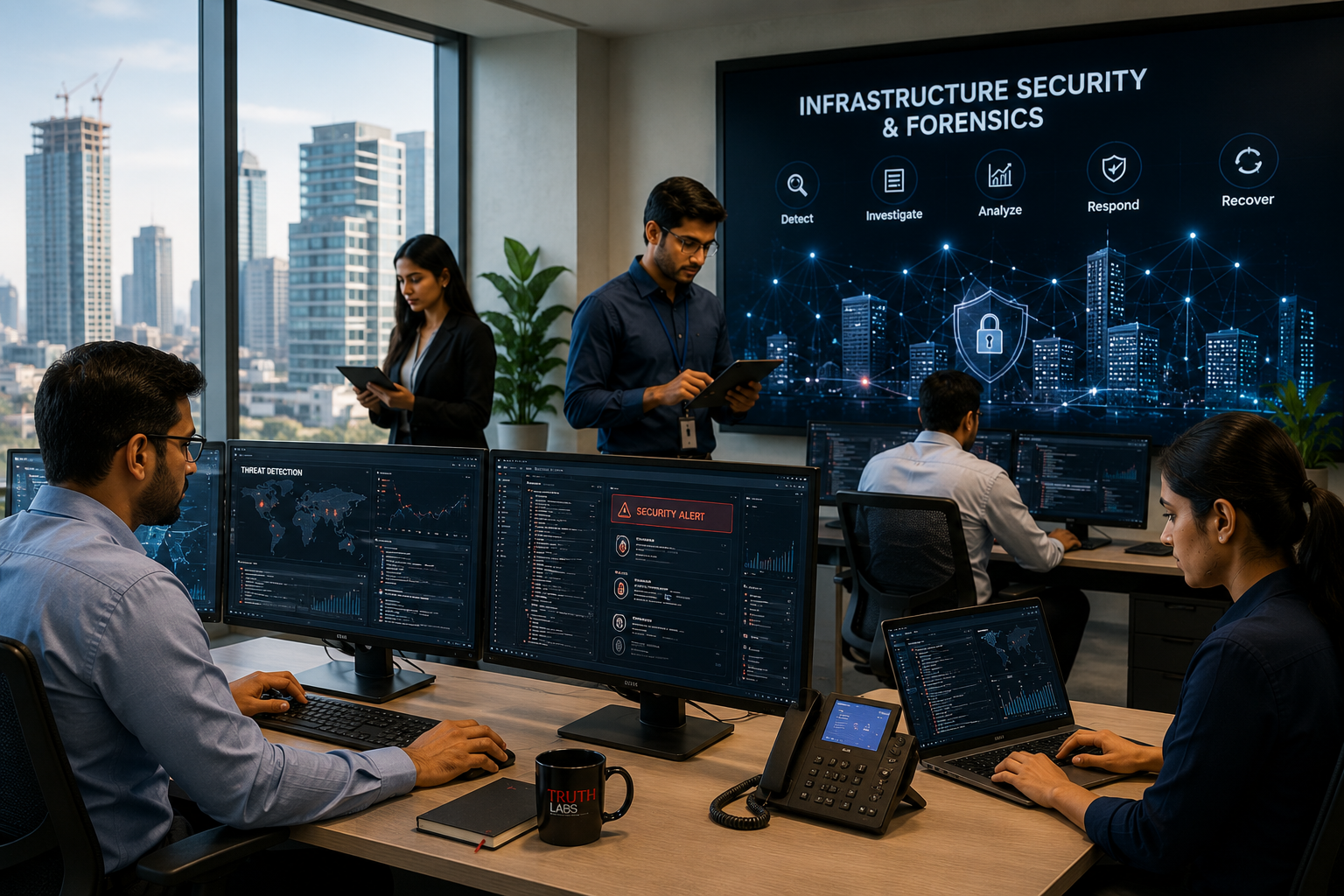 Infrastructure and physical security forensics
